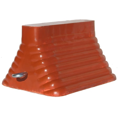 Durable Corp 8" X 5.75" X 9" Orange Wheel Chocks WC68-9-ORB